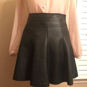 Sparkle & Fade vegan leather skirt